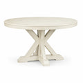 Mesa de comedor redonda de madera, 120 cm