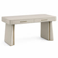 Escritorio de Madera y Metal con Cajones Beige