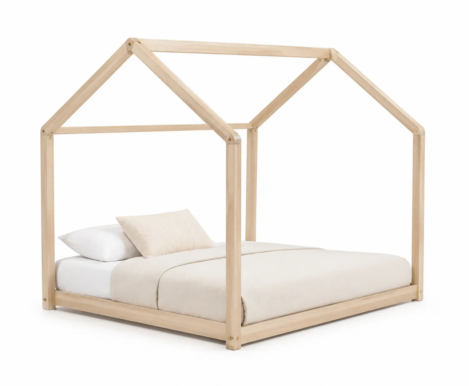 Kinderbett aus Holz in Hausform 200x90 cm